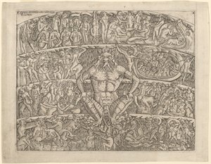 The Inferno, after the Fresco in the Camposanto of Pisa by Italian 15th Century