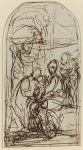 The Mystic Marriage of Saint Catherine by Italian 17th Century