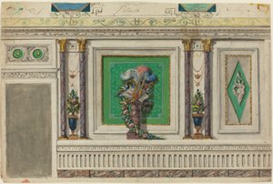 Design for a Wall of a Music Room by Italian 18th Century