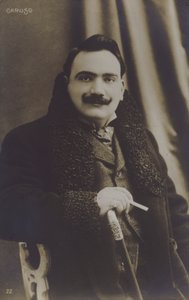 Enrico Caruso, Italian opera singer by Italian Photographer