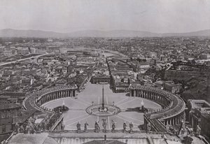 Italy: Rome, Panorama Taken from the Cupola of St Peter’s by Italian Photographer