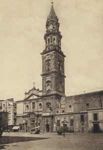 Naples: Church and Piazza of Carmine by Italian Photographer