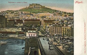 Naples, Italy, Panorama, Castel S Elmo by Italian Photographer