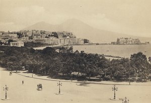 Naples: Panorama Seen from Mergellina by Italian Photographer