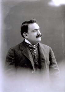 Portrait of Enrico Caruso, c.1900 by Italian Photographer