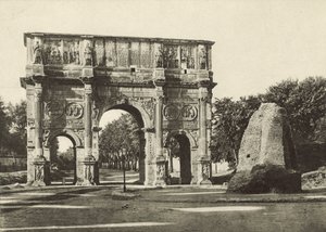 Roman Forum, Arch of Constantine by Italian Photographer