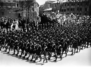 Rome. Balilla Parade at Via dell