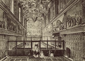 Sistine Chapel built in the 15th century, by Giovanni de Dolci by Italian Photographer