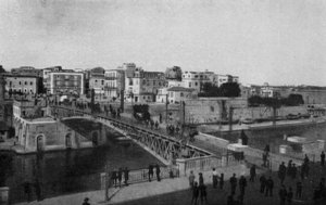Taranto, Swing Bridge Closed and Old City by Italian Photographer
