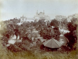 The Boulengrins Gardens annexed to the Casino in Montecarlo