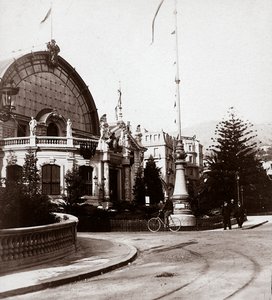The Entrance to the Fine Arts Exposition in Montecarlo, 25/02/1898 by Italian Photographer