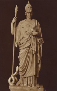 The statue of Minerva in the Vatican Museum, Rome