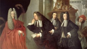 A Judge and Three Advocates, Venetian School