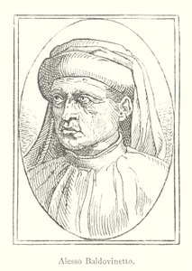 Alesso Baldovinetti (engraving) by Italian School