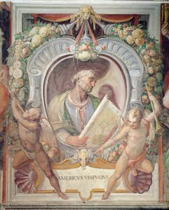 Amerigo Vespucci, in the Sala del Mappamondo