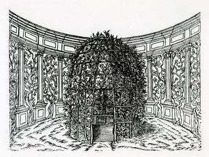An Arbour, from Hypnerotomachia Poliphili, attributed to Francesco Colonna, published 1499