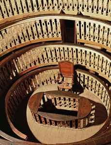 Anatomical theatre, built 1594-95 by Italian School