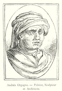 Andrea Orgagna, Painter, Sculptor and Architect (engraving) by Italian School
