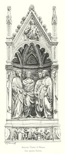 Antonio Nanni di Banco, The Four Saints (engraving) by Italian School