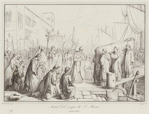 Arrival of the Body of St. Mark, 828 by Italian School