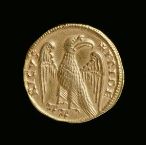 Augustalis of Frederick II (1198-1250), Kingdom of Sicily and Southern Italy, Messina Mint, 1231-50 (reverse) by Italian School