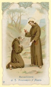 Blessing of St Francis of Assisi