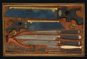 Box of anatomical instruments