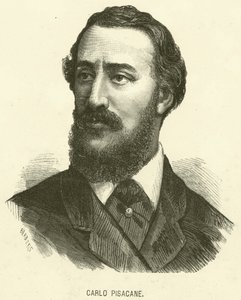 Carlo Pisacane (engraving) by Italian School