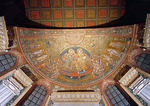 Christ Enthroned by Italian School