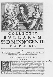 Collection of the Papal Bulls of Pope Innocent XII by Italian School