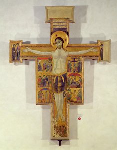 Crucifixion, Tuscan School, second half of 12th century by Italian School