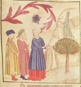 Dante and Virgil in the Terrestrial Paradise, from The Divine Comedy by Dante Alighieri