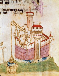 Depiction of the rebuilding of Jerusalem