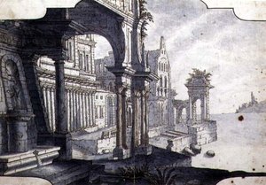 Design for a Stage Set by Italian School