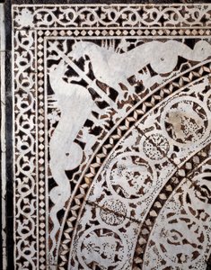 Detail from the Original Marble Floor