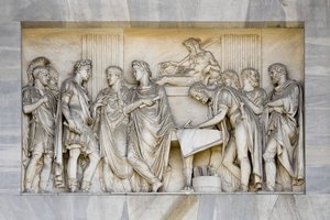 Detail of Arch of Peace, Milan, Italy by Italian School