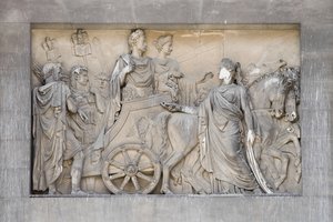 (detail) Arch of Peace, Milan, Italy by Italian School