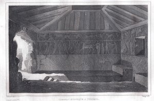 Etruscan Tomb in Corneto by Italian School