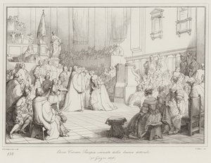 Elena Cornaro Piscopia Crowned with a Doctoral Degree by Italian School