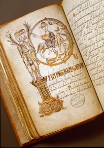 Entrance in Jerusalem Manuscript from the Bologna School by Italian School