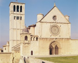 Exterior of the Upper Church by Italian School