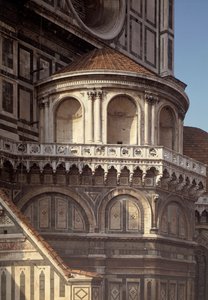 Exterior view of the Basilica (Duomo) 14th-15th century by Italian School
