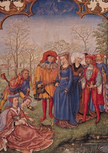 Month of April: A Wedding Procession, from Brevarium Grimani by Italian School