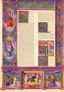 Second Gospel of Luke, from the Borso d