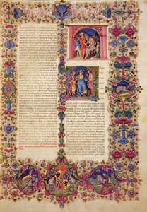 First Book of Chronicles, from the Borso d