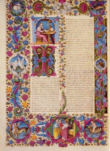 Second Gospel of John, from the Borso d