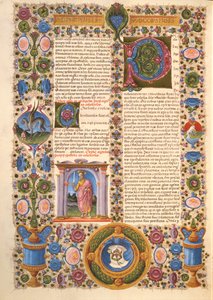 Letter from St. Paul to the Colossians, from the Borso d
