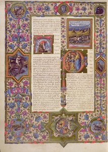 Opening to the Book of Solomon, from the Borso d