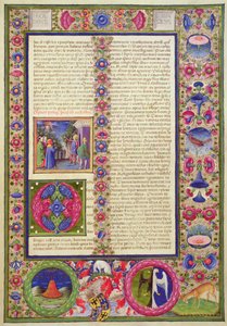 Opening of the Book of Ecclesiasticus, from the Borso d