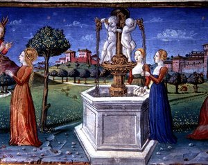 The Archangel Raphael Visits Mary by Italian School